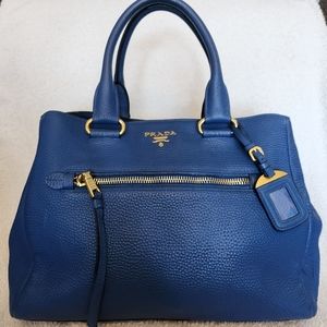 Sunday sale!!!!!     Prada Beige Vitello Daino Leather Tote